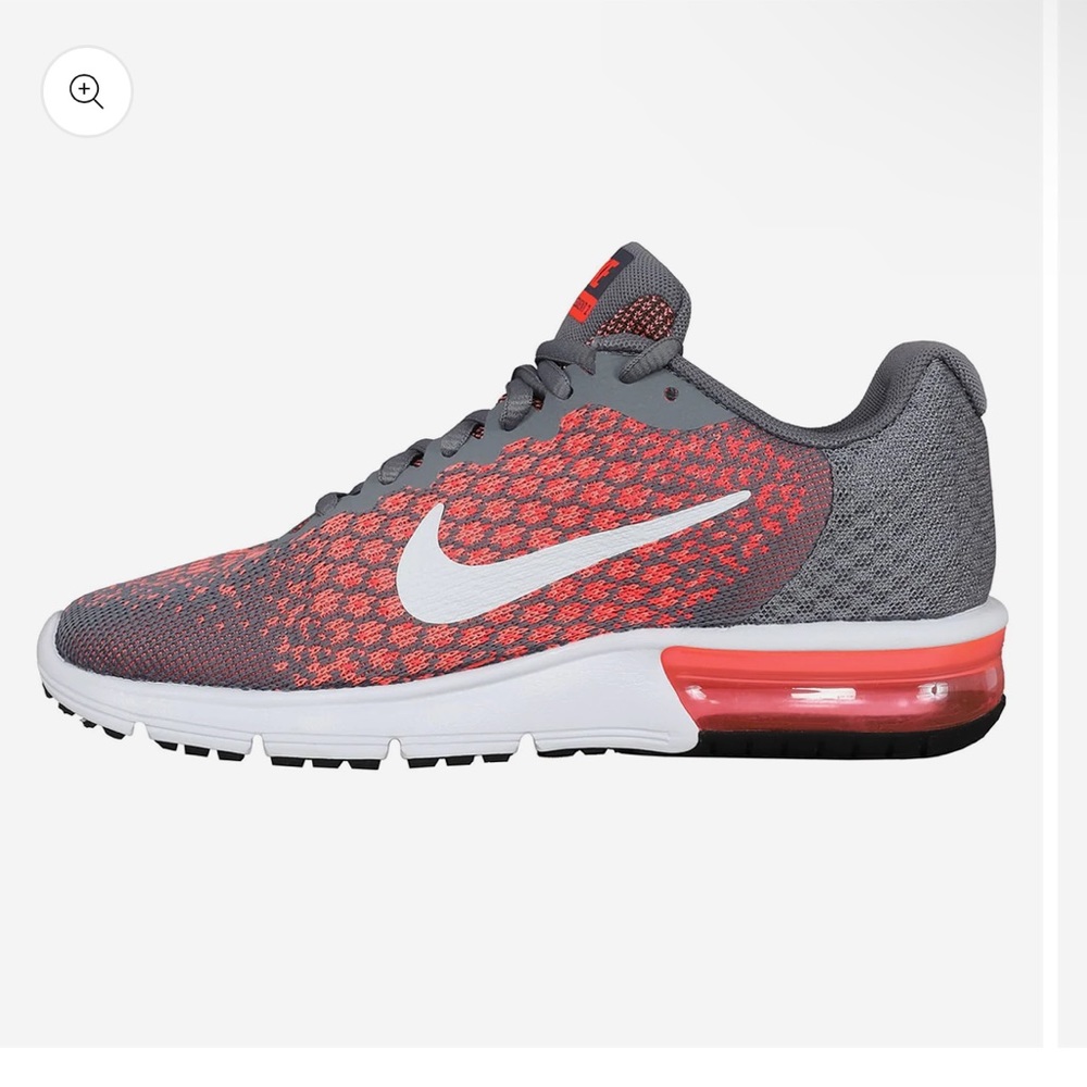 Nike Women's Air Max Sequent 2 Grey/White-Hot Punch